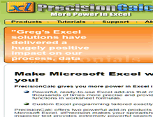 Tablet Screenshot of precisioncalc.com